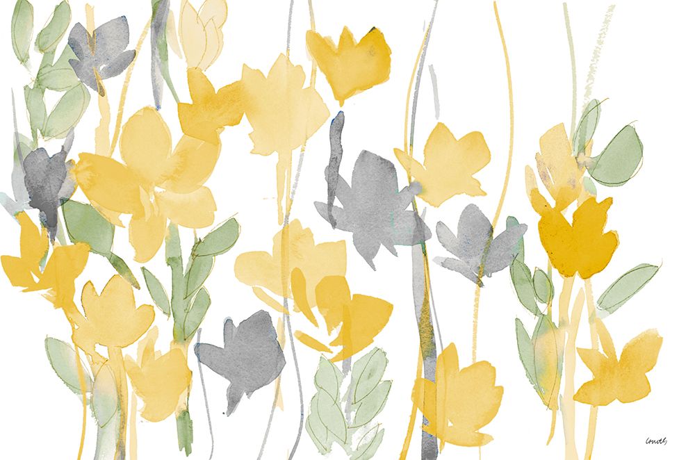 Yellow Modern Garden art print by Lanie Loreth for $57.95 CAD