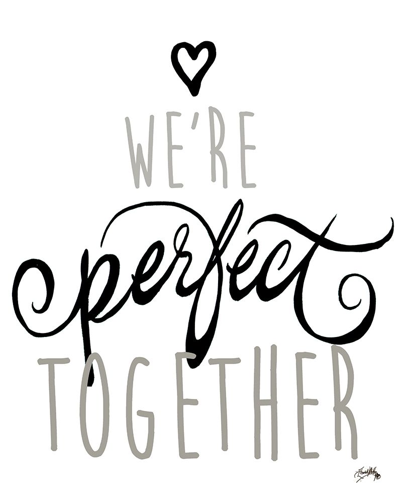 Were Perfect Together art print by Elizabeth Medley for $57.95 CAD
