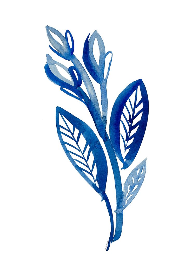 Blue Floral II art print by Lanie Loreth for $57.95 CAD