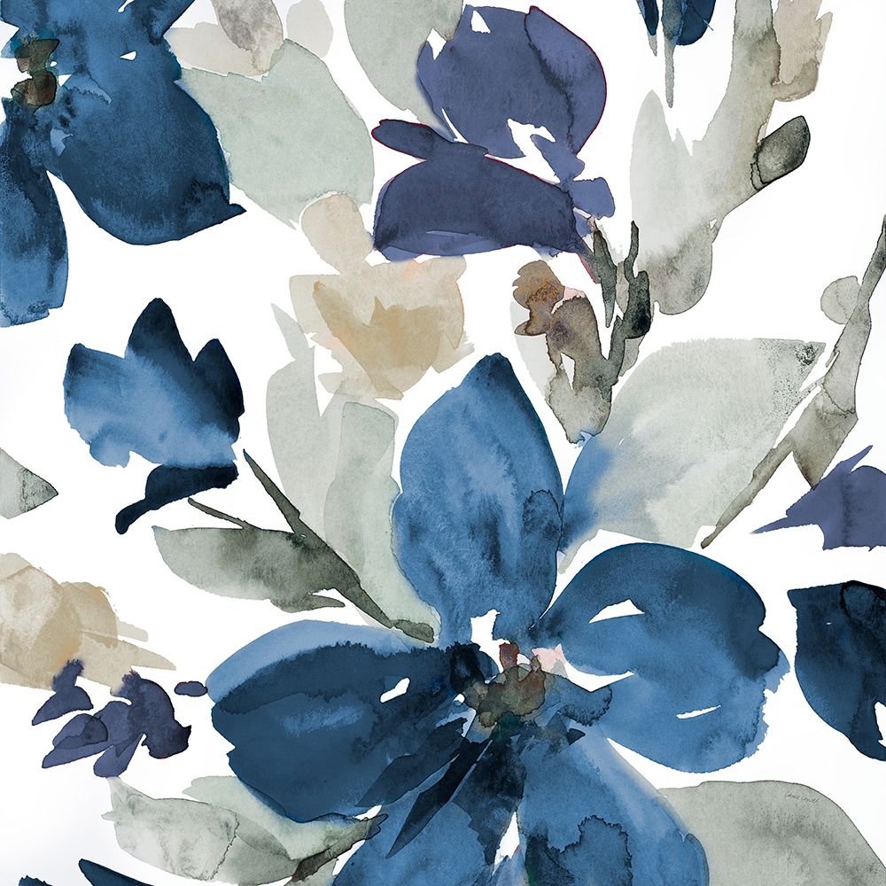 Glorious Blue Blooms II art print by Lanie Loreth for $57.95 CAD