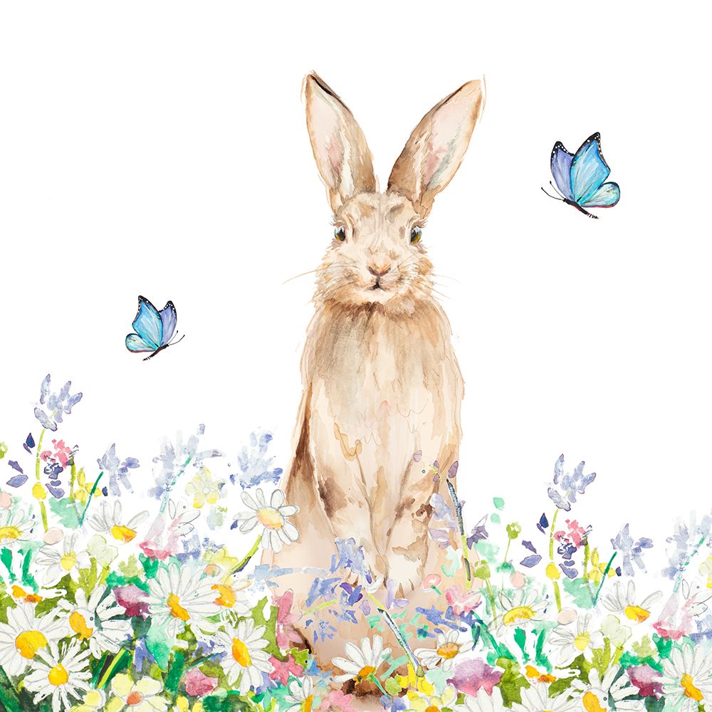 Spring Brown Bunny art print by Patricia Pinto for $57.95 CAD