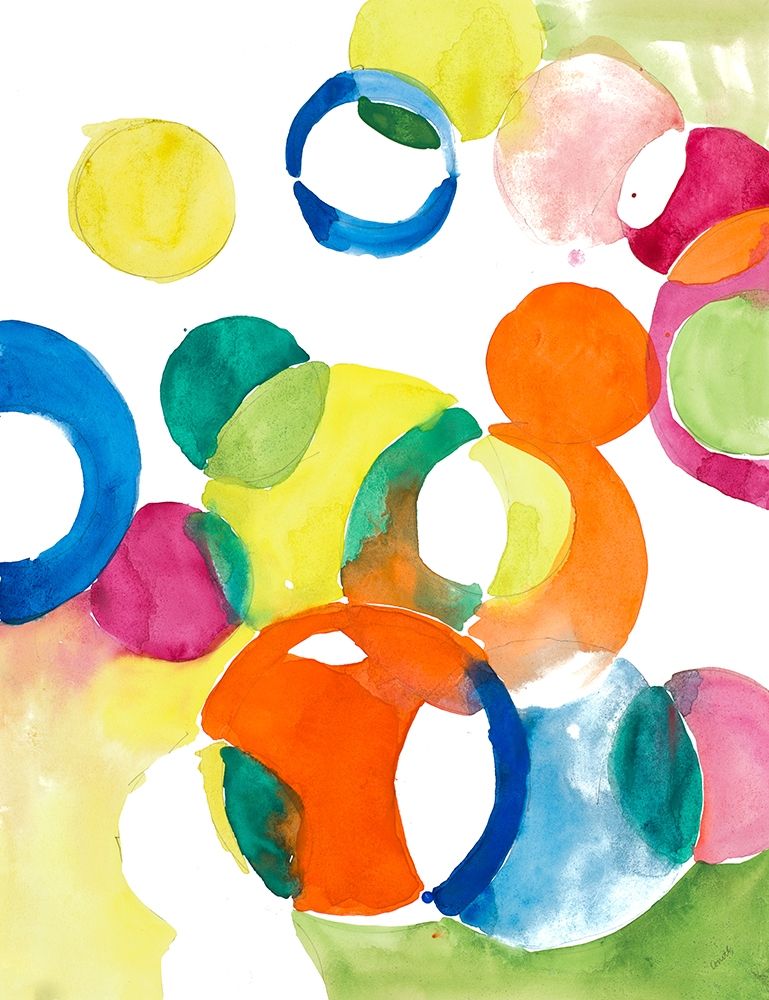Colorful Circles art print by Lanie Loreth for $57.95 CAD
