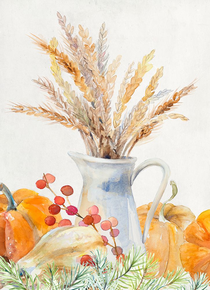 Harvest Wheat Pitcher art print by Lanie Loreth for $57.95 CAD