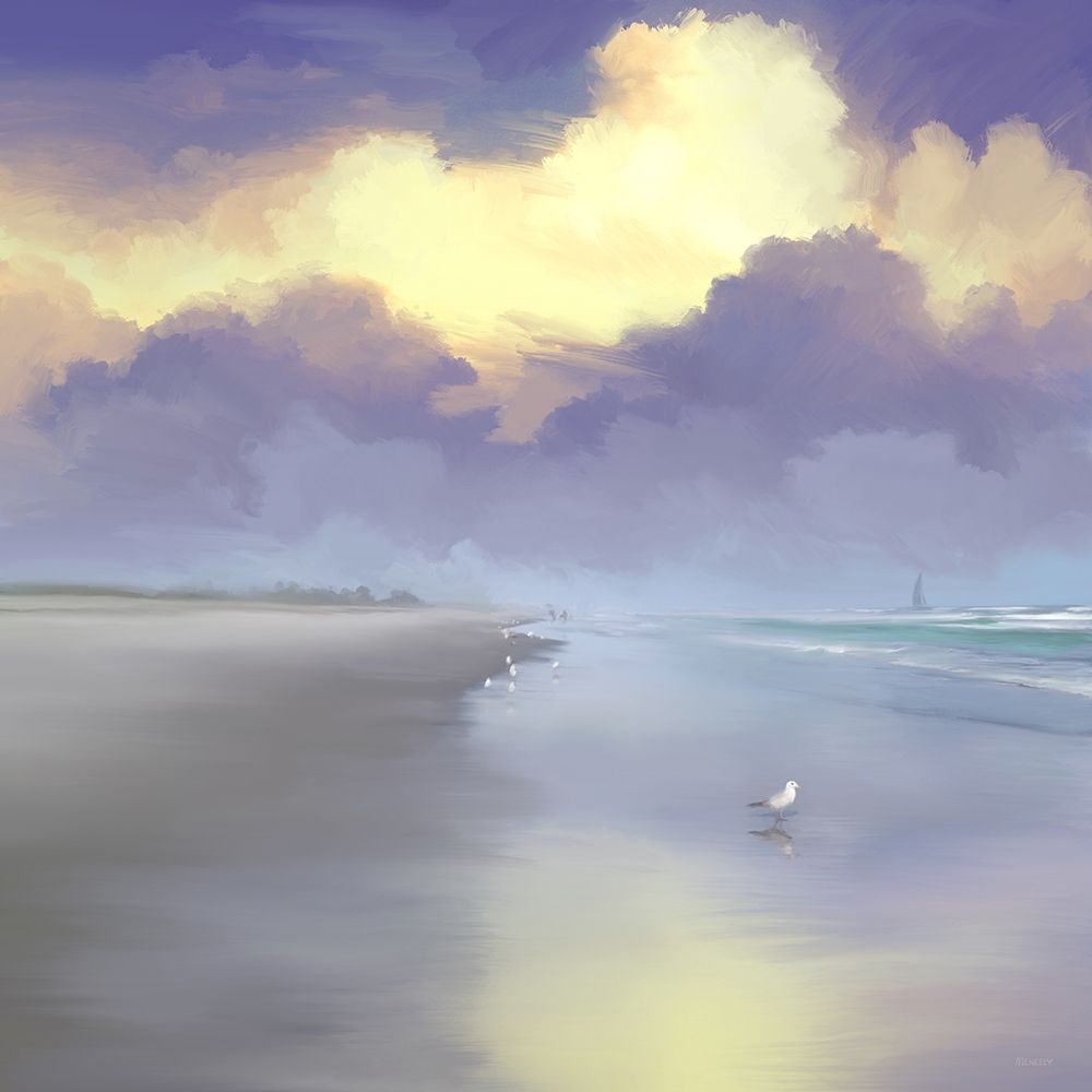 Peaceful Day on the Beach I art print by Dan Meneely for $57.95 CAD