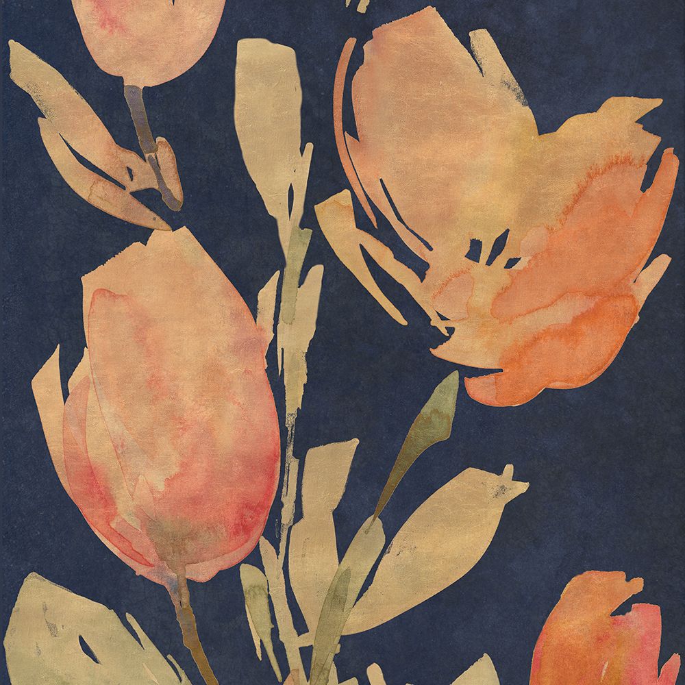 Dark Orange Tulips I art print by Lanie Loreth for $57.95 CAD