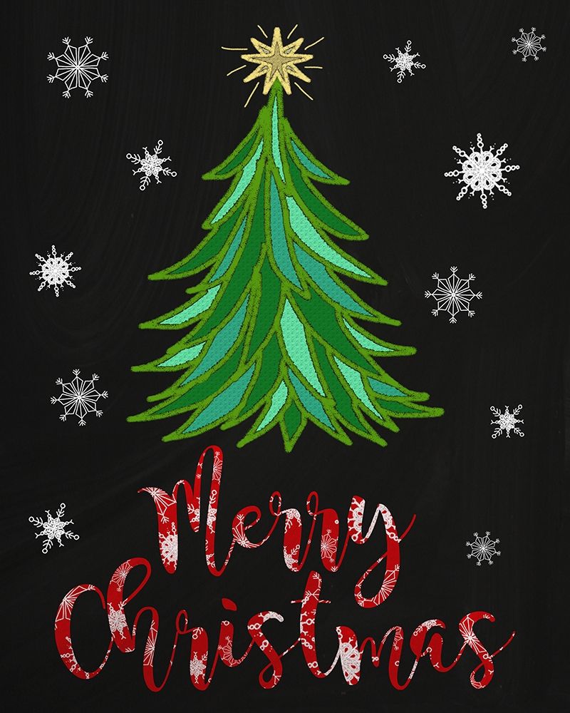 Merry Christmas Tree art print by Andi Metz for $57.95 CAD