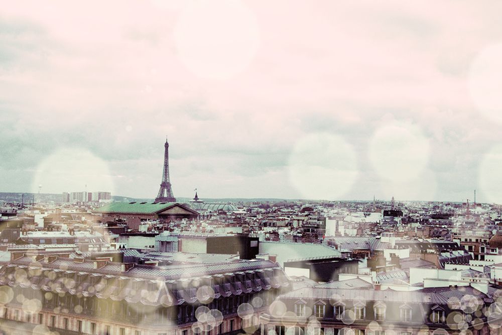 Rooftop Paris art print by Emily Navas for $57.95 CAD