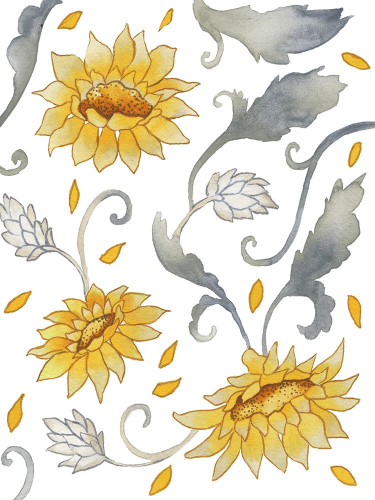 Sunflower Bunches art print by Elizabeth Medley for $57.95 CAD