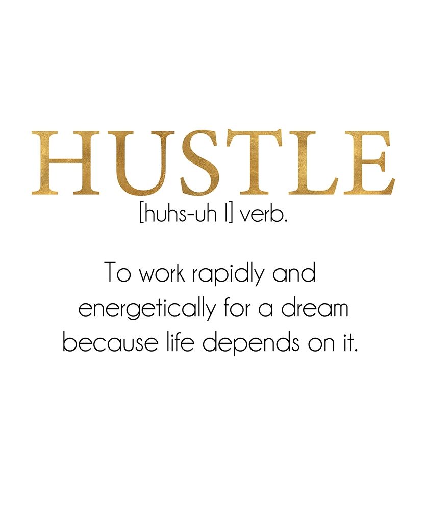 Define Hustle art print by Anna Quach for $57.95 CAD