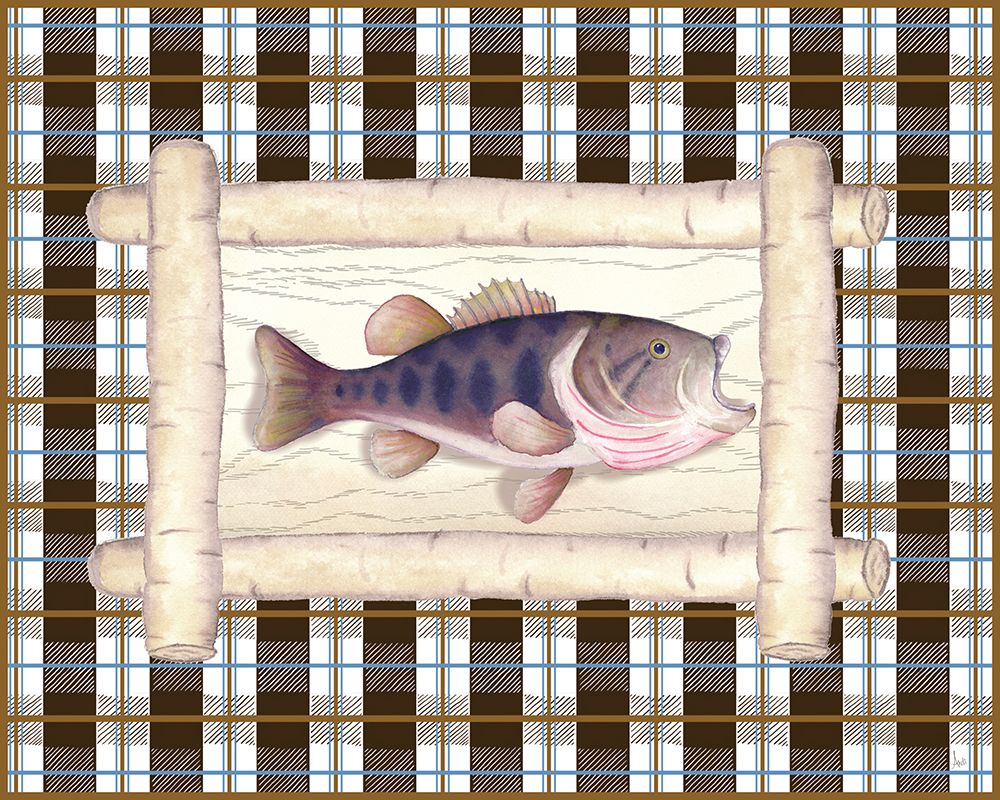 Framed Lake Fish I art print by Andi Metz for $57.95 CAD
