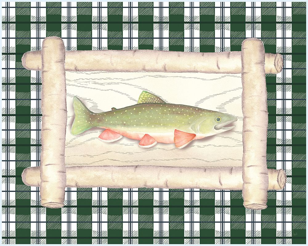 Framed Lake Fish II art print by Andi Metz for $57.95 CAD