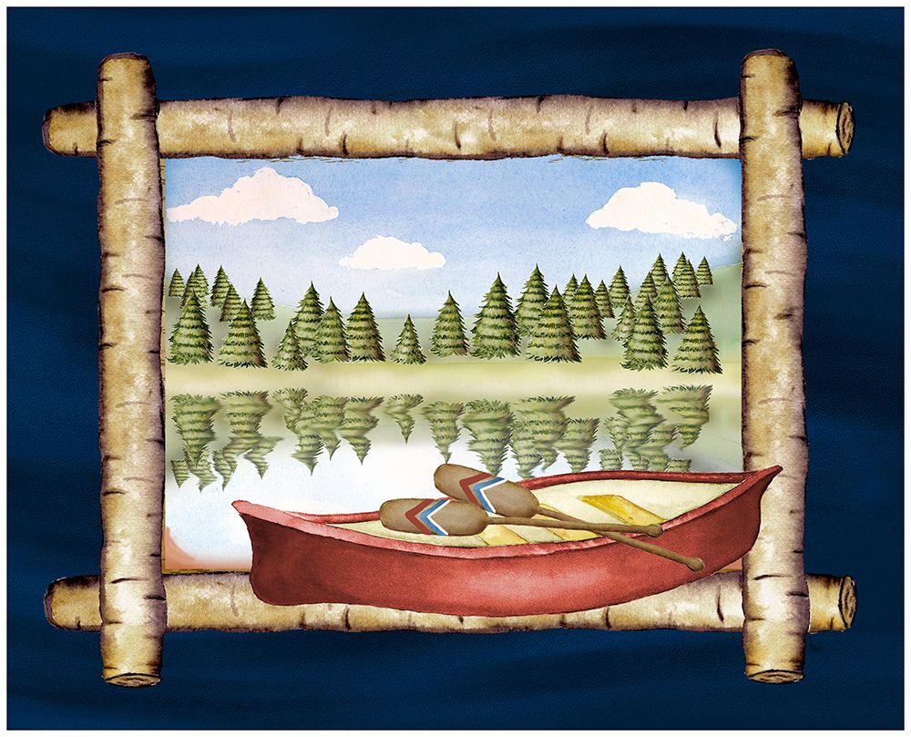 Framed Lake View I art print by Andi Metz for $57.95 CAD