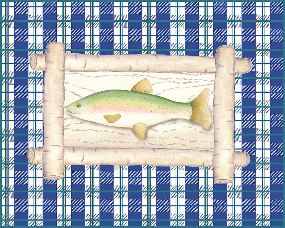 Framed Lake Fish III art print by Andi Metz for $57.95 CAD