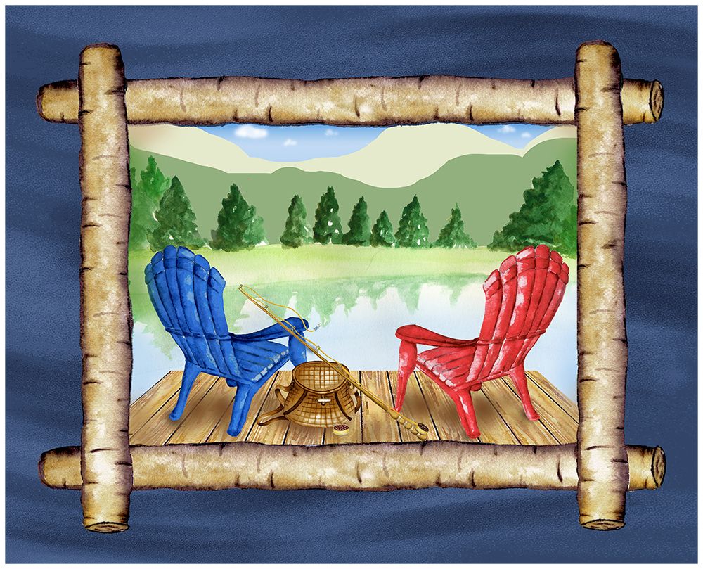 Framed Lake View IV art print by Andi Metz for $57.95 CAD