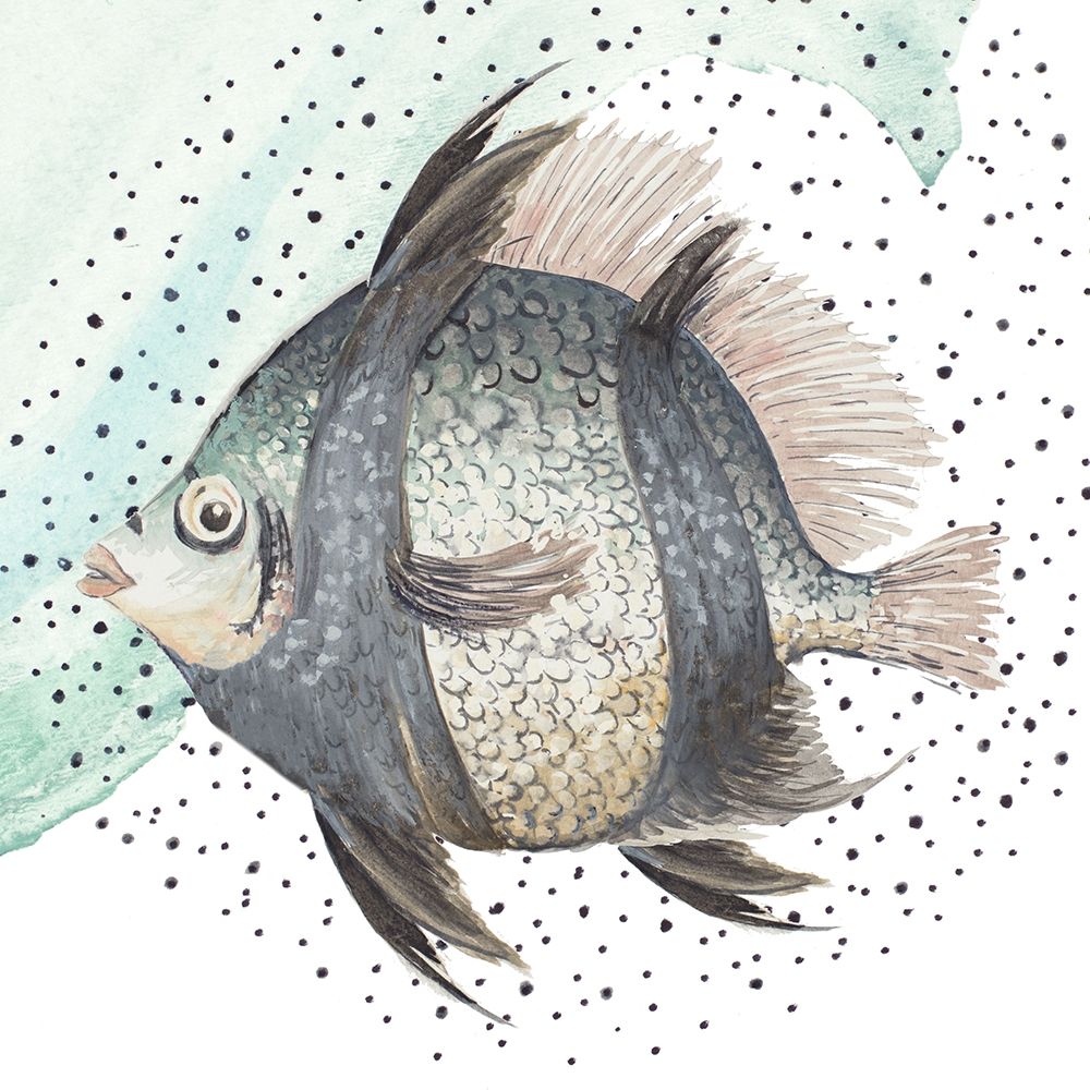 Coastal Fish I art print by Patricia Pinto for $57.95 CAD
