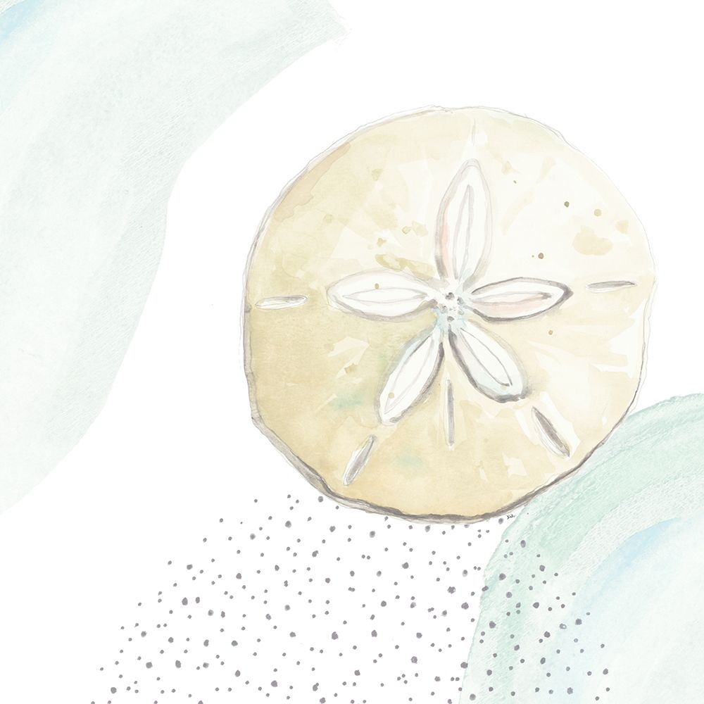 Turquoise Ocean Sand Dollar art print by Patricia Pinto for $57.95 CAD