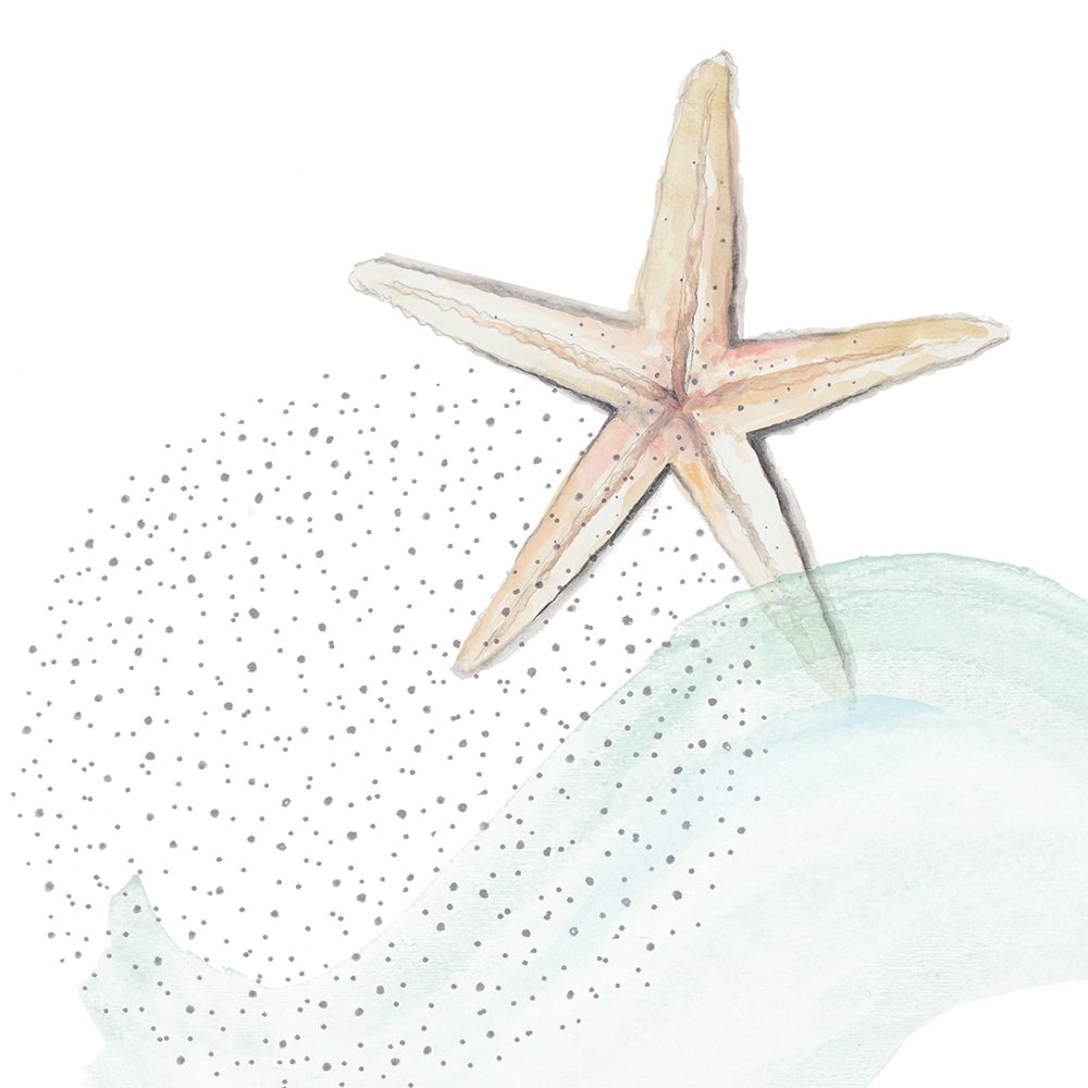 Turquoise Ocean Treasure Star art print by Patricia Pinto for $57.95 CAD