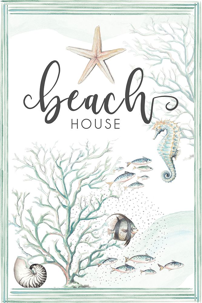 Beach House art print by Patricia Pinto for $57.95 CAD