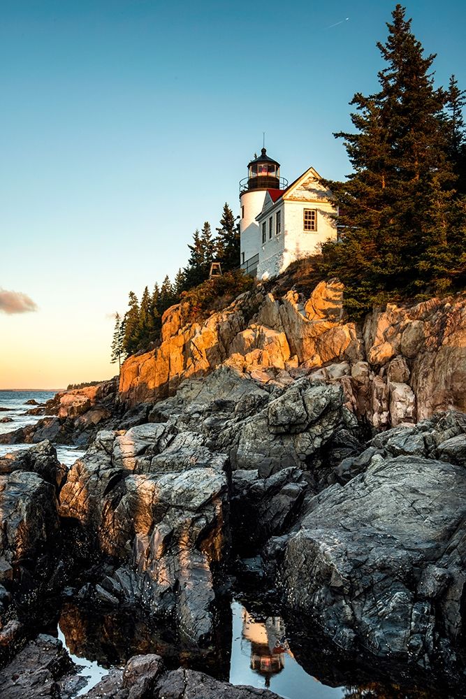 Harbor Lighthouse art print by Andy Amos for $57.95 CAD