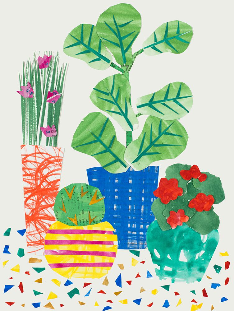 Patio Plants art print by Jen Bucheli for $57.95 CAD