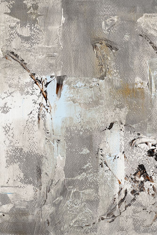 Silver Textured Space I art print by Lanie Loreth for $57.95 CAD