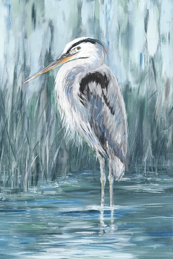 Standing Still Heron II  art print by Julie DeRice for $57.95 CAD