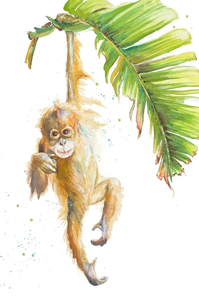 Monkeys in the Jungle I art print by Patricia Pinto for $57.95 CAD