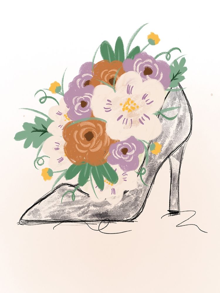 Floral Bloom Heel art print by Anna Quach for $57.95 CAD