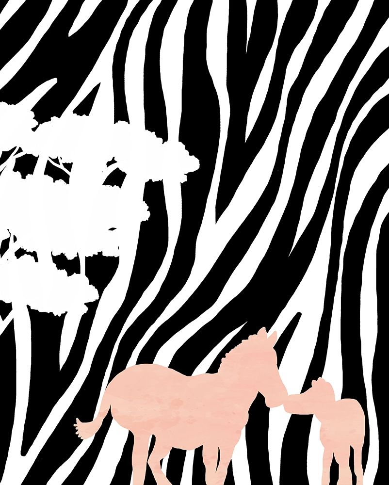 Modern Zebras art print by Anna Quach for $57.95 CAD