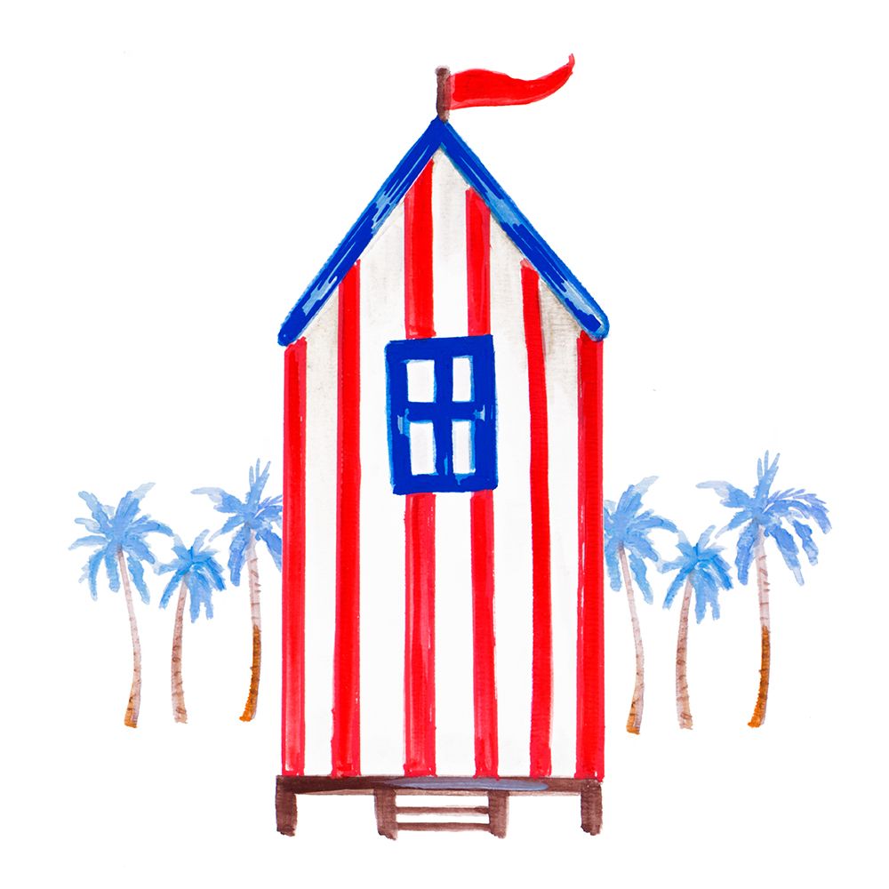 Lifeguard House I art print by Ani Del Sol for $57.95 CAD