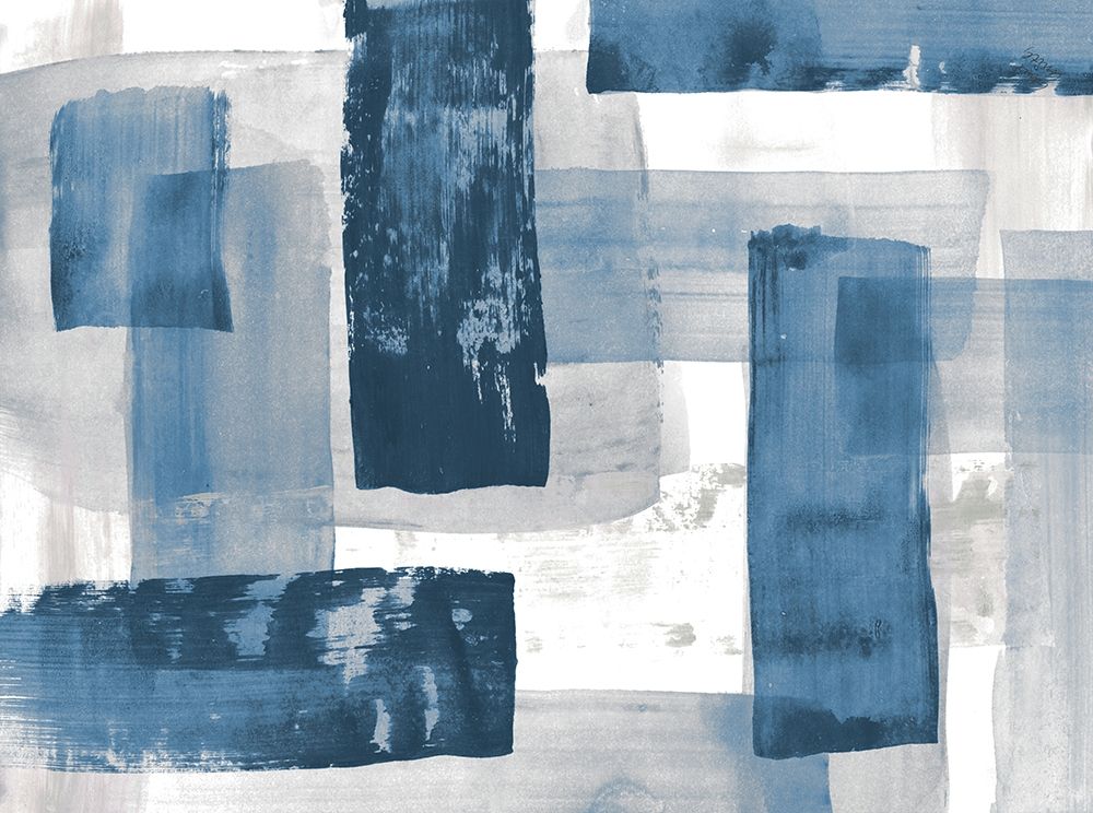 Navy Blue And Gray art print by Lanie Loreth for $57.95 CAD