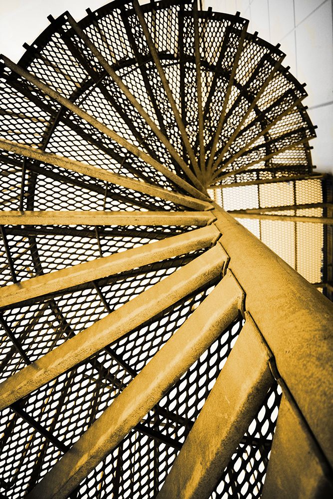 Golden Staircase Spiral art print by Kali Wilson for $57.95 CAD