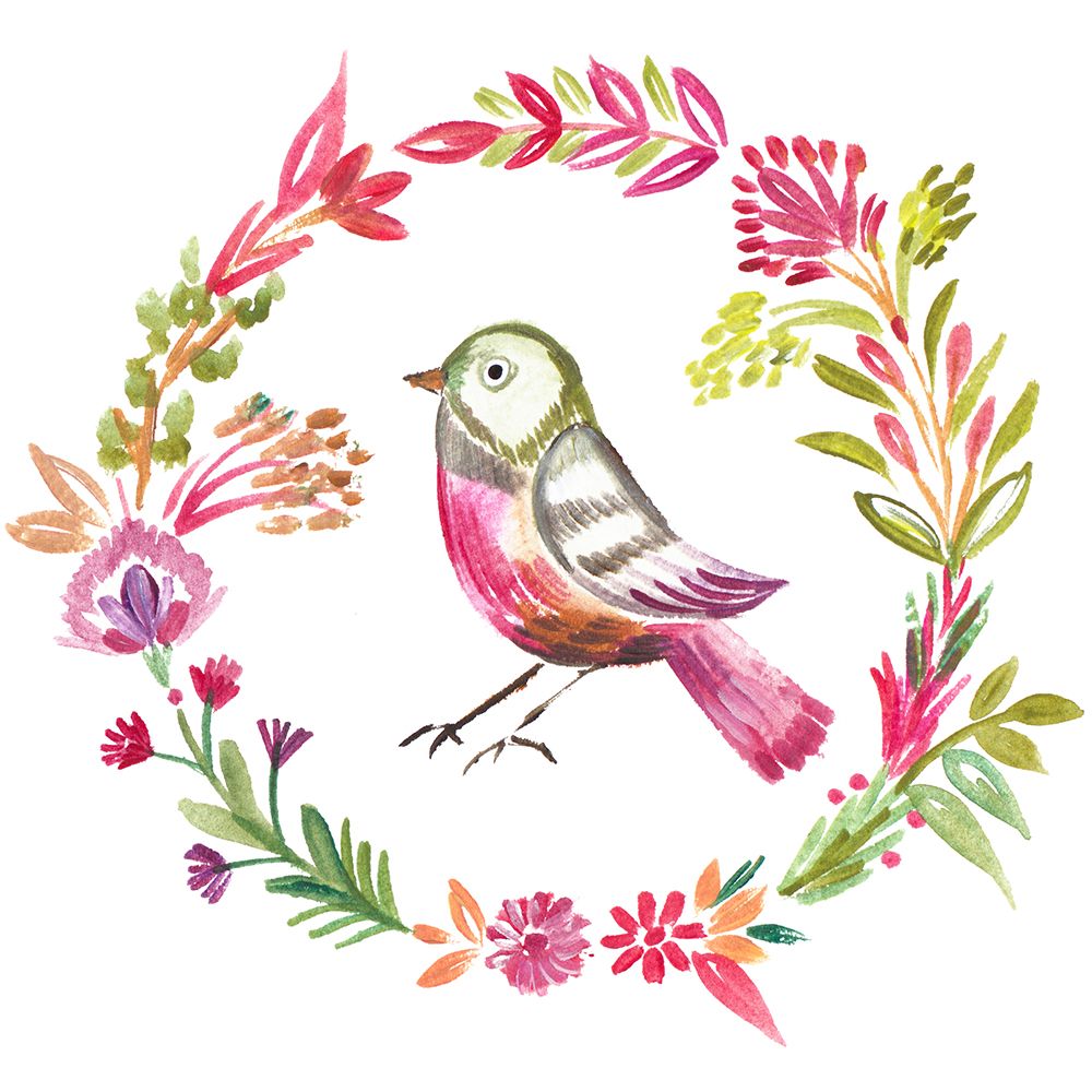 Little Bird FLoral II art print by Ani Del Sol for $57.95 CAD