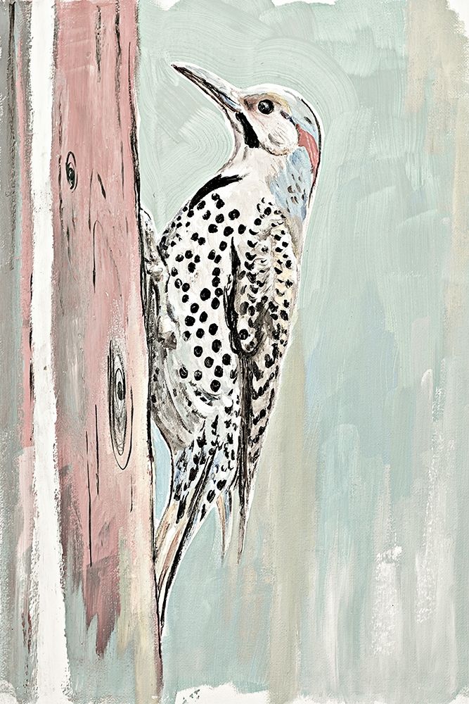 Beige Woodpecker II art print by Patricia Pinto for $57.95 CAD