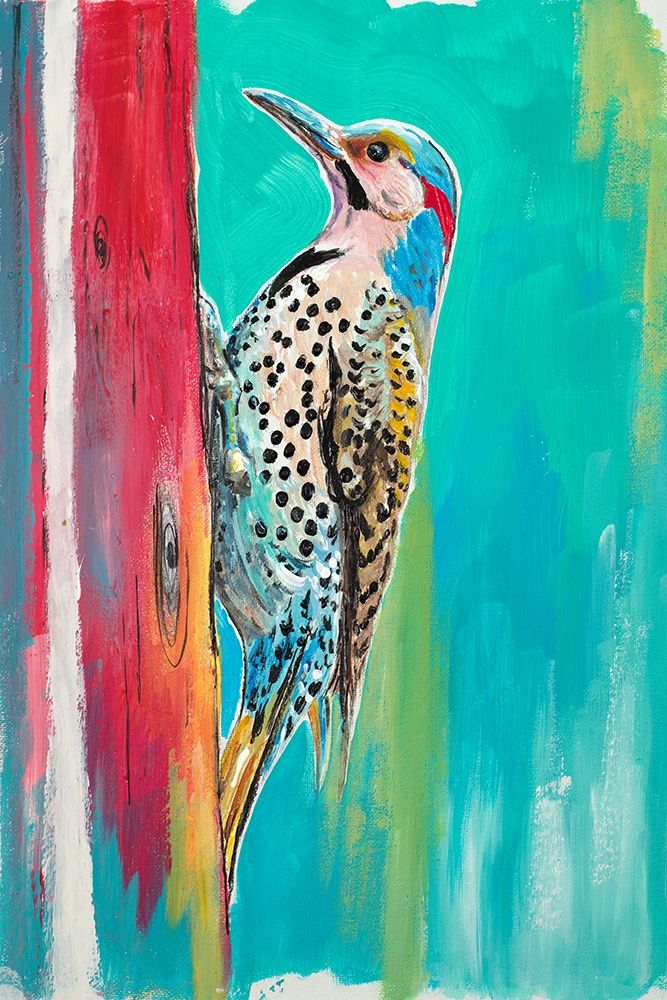 Woodpecker II art print by Patricia Pinto for $57.95 CAD
