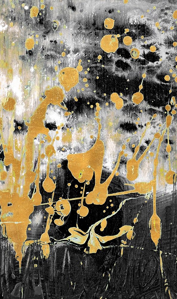 Gold Reflections Abstract art print by Andy Beauchamp for $57.95 CAD