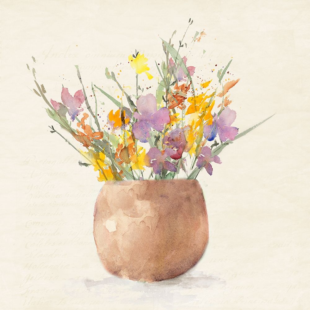 Potted Wildflowers art print by Lanie Loreth for $57.95 CAD