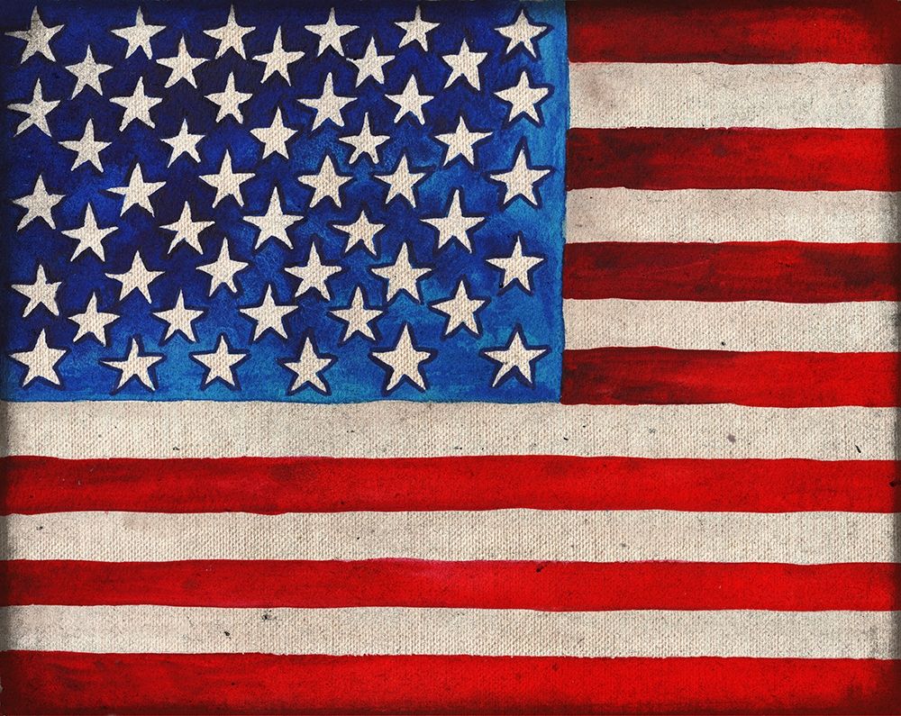 American Flag art print by Elizabeth Medley for $57.95 CAD