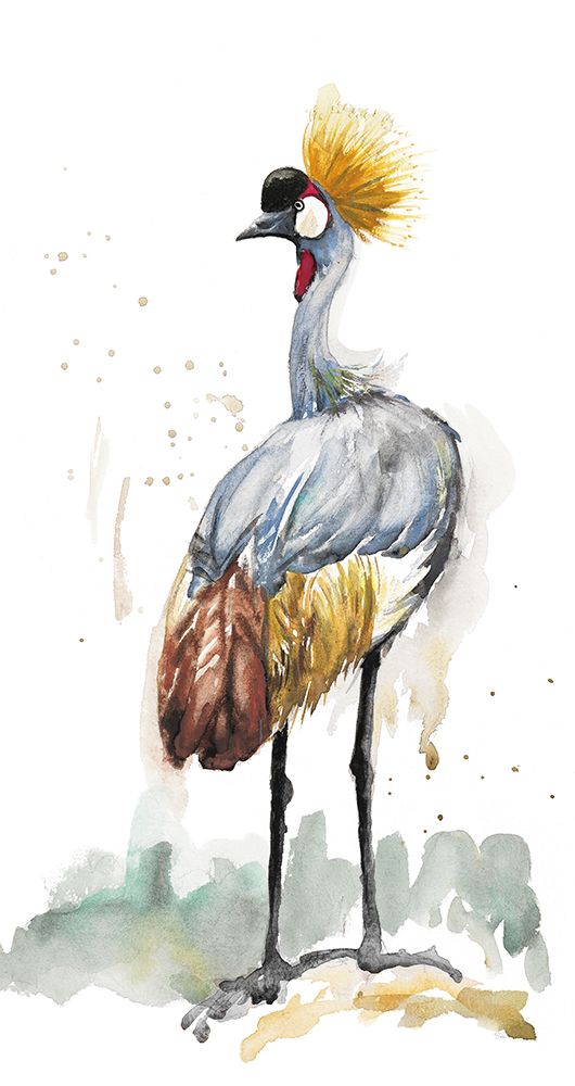 Crowned Crane art print by Patricia Pinto for $57.95 CAD