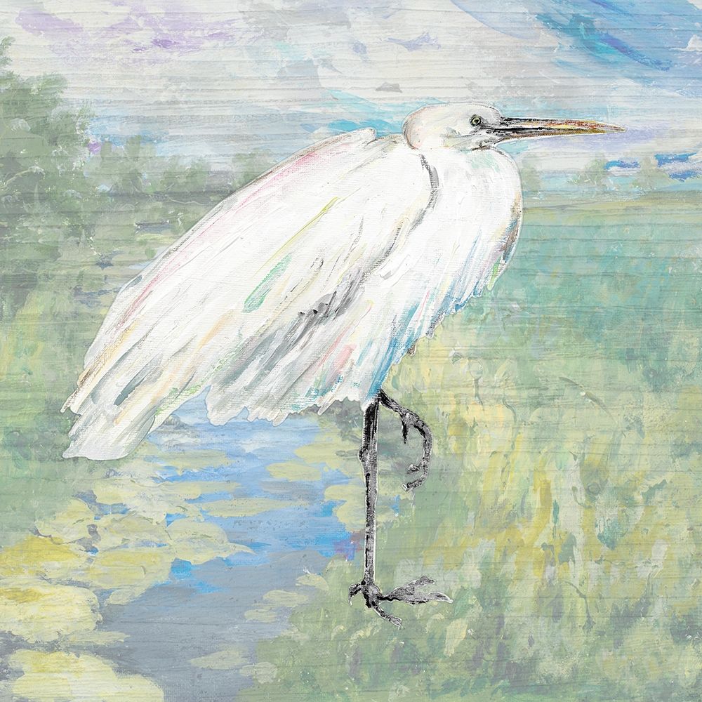 Wild Egret art print by Patricia Pinto for $57.95 CAD