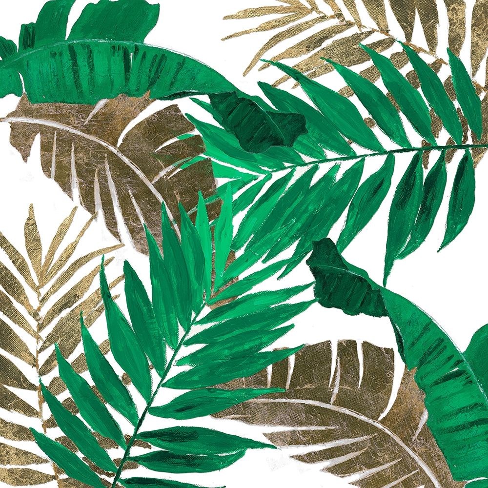 Modern Jungle Leaves Close Up II art print by Patricia Pinto for $57.95 CAD