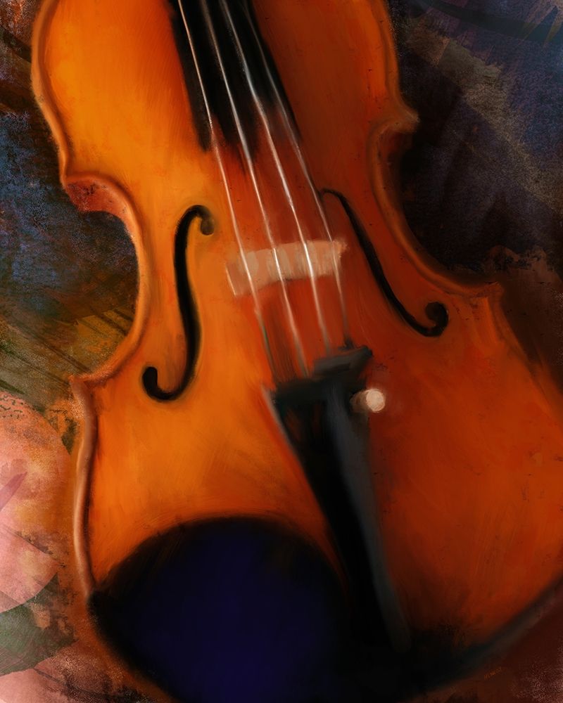 Violin art print by Dan Meneely for $57.95 CAD