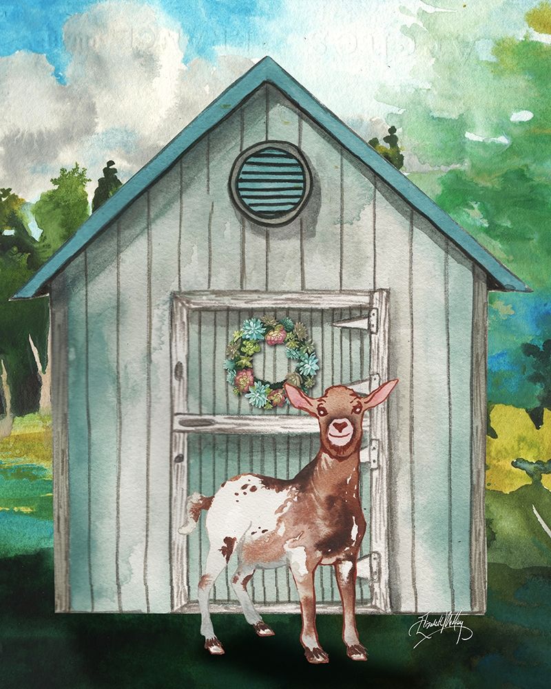 Goat Shed I art print by Elizabeth Medley for $57.95 CAD