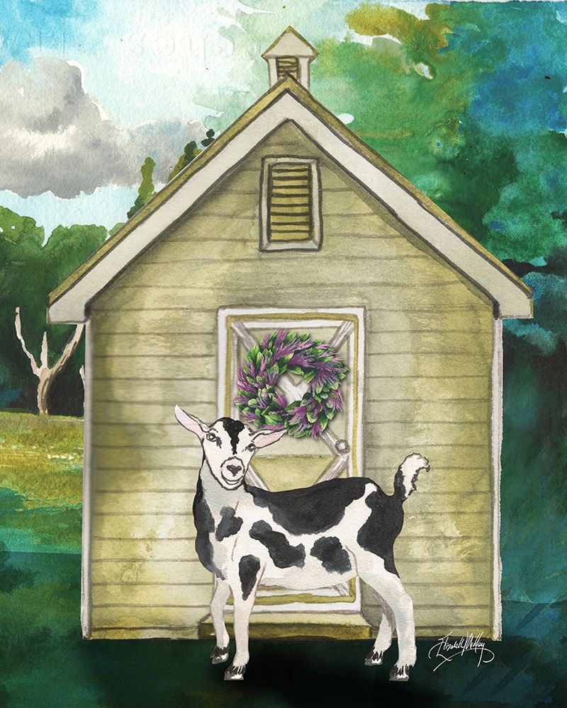 Goat Shed II art print by Elizabeth Medley for $57.95 CAD