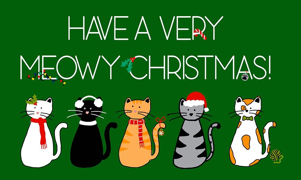 Christmas Cat Wishes art print by Melanie Torres for $57.95 CAD