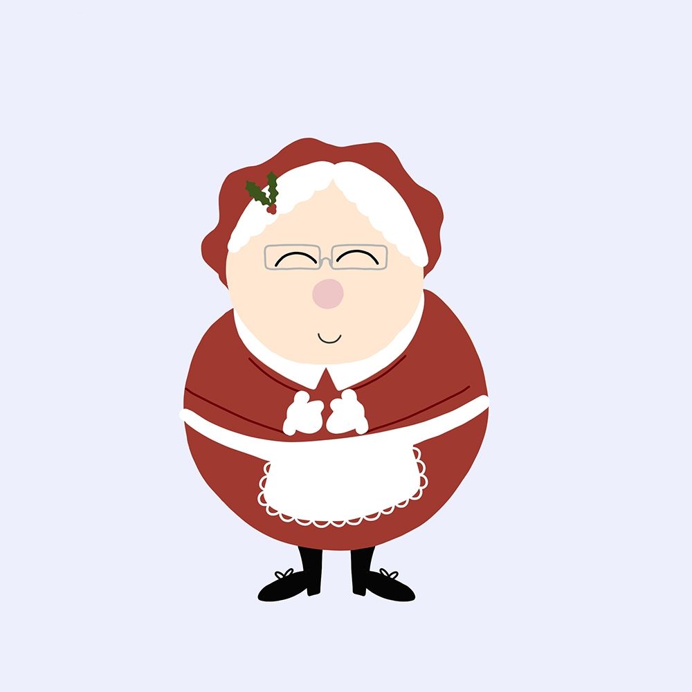 Jolly Mrs. Claus art print by Melanie Torres for $57.95 CAD