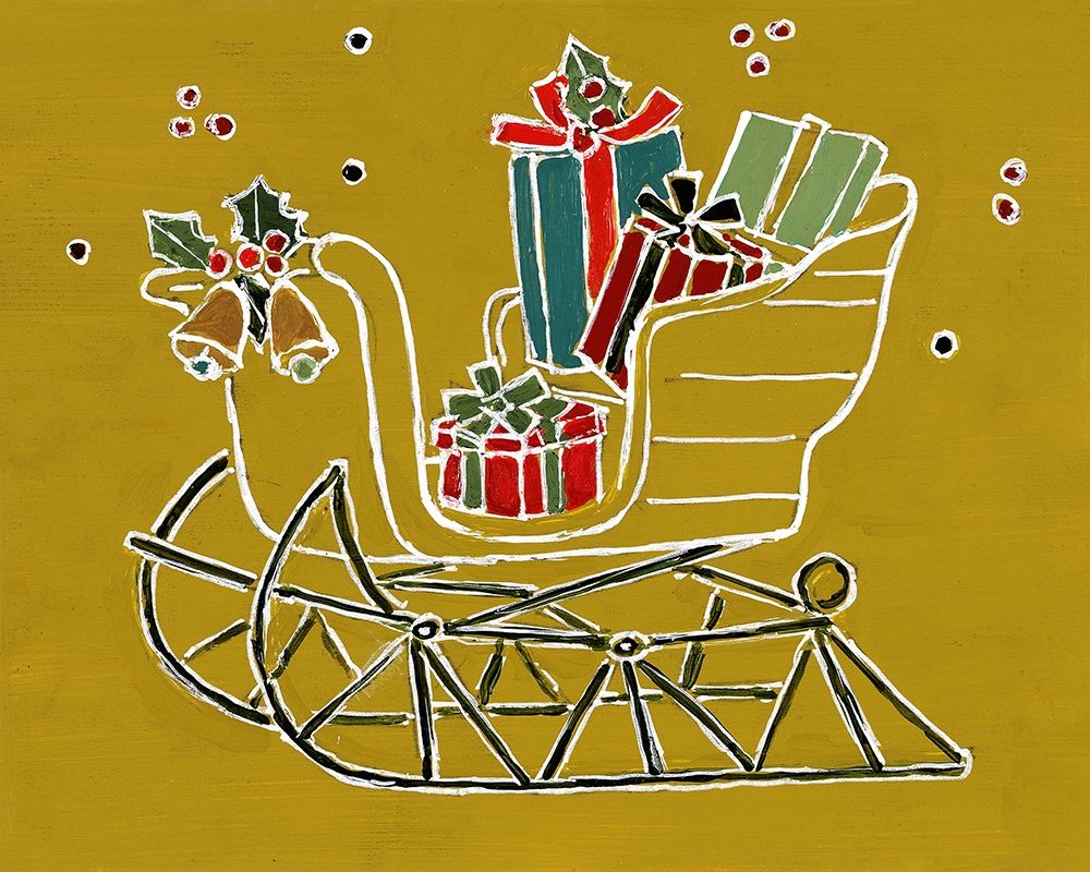 Sleigh with Gifts art print by Lanie Loreth for $57.95 CAD