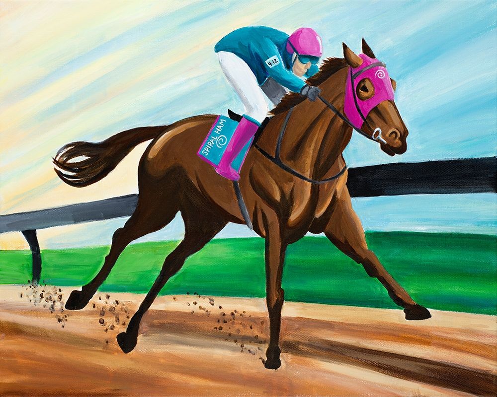 Race Horse art print by Chelsea Goodrich for $57.95 CAD