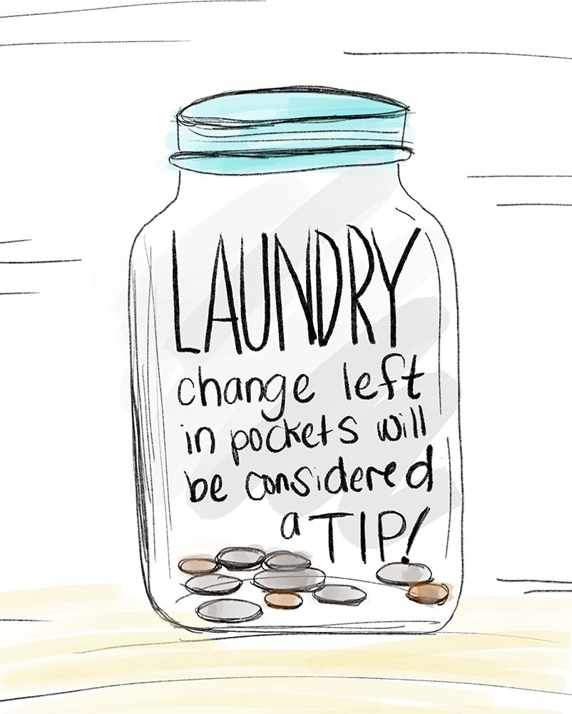 Laundry Tip Jar art print by Anna Quach for $57.95 CAD