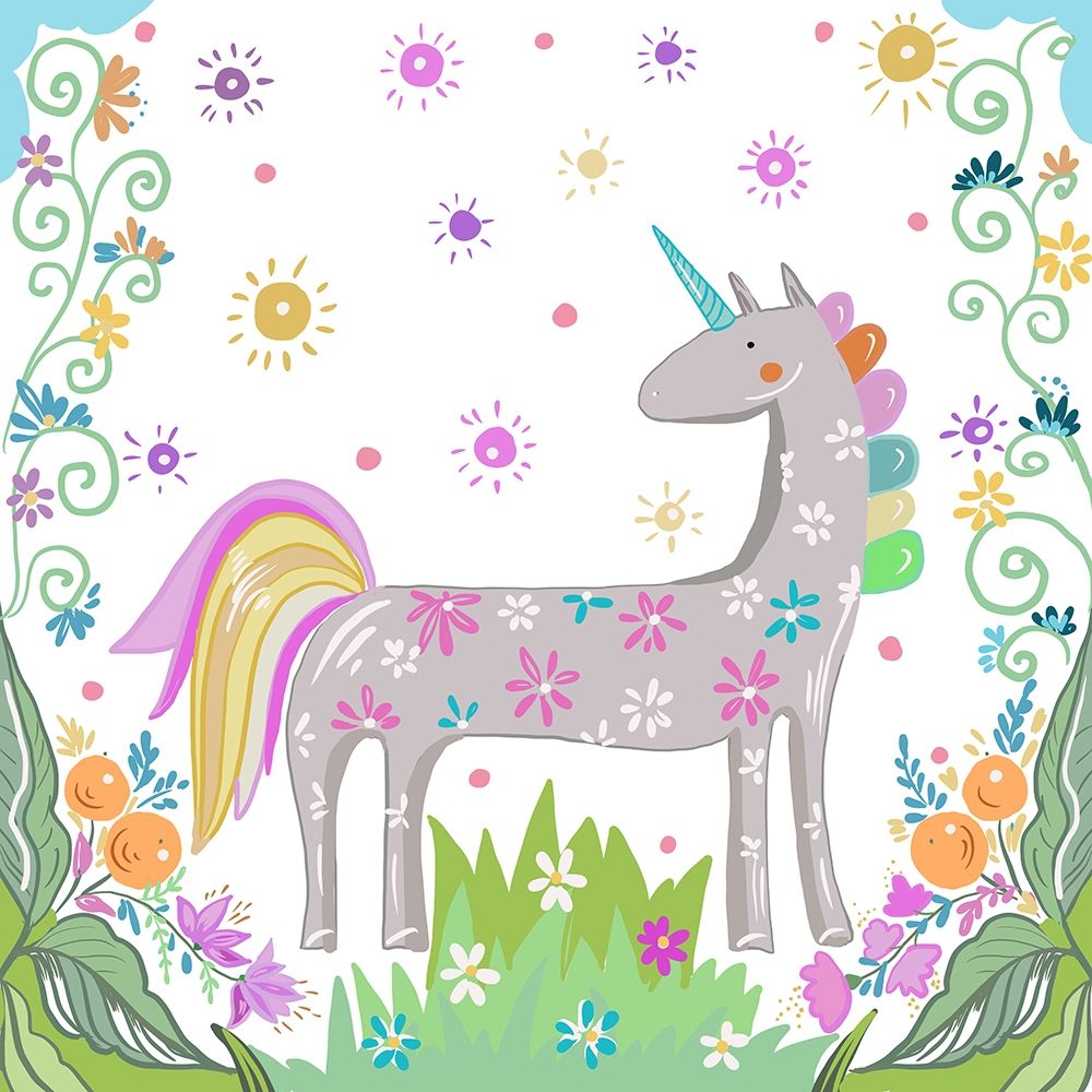 Unicorn Forest II art print by Ani Del Sol for $57.95 CAD